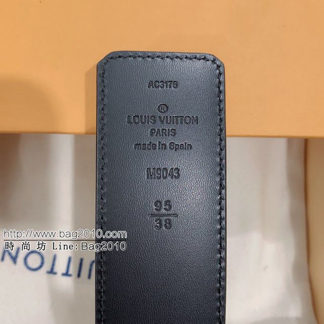 LV新款皮帶 路易威登高端男士腰帶 精緻手工繪邊  jjp1633